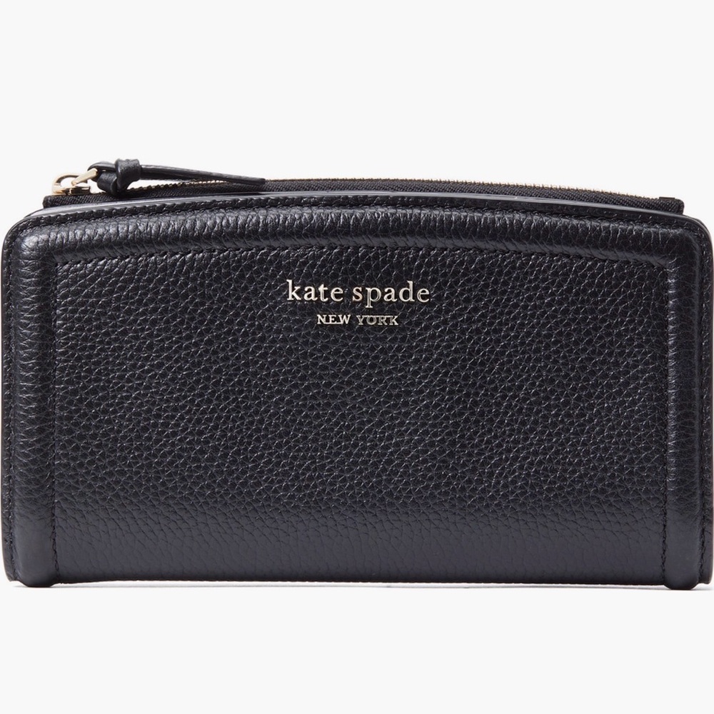 Kate Spade knot pebble leather